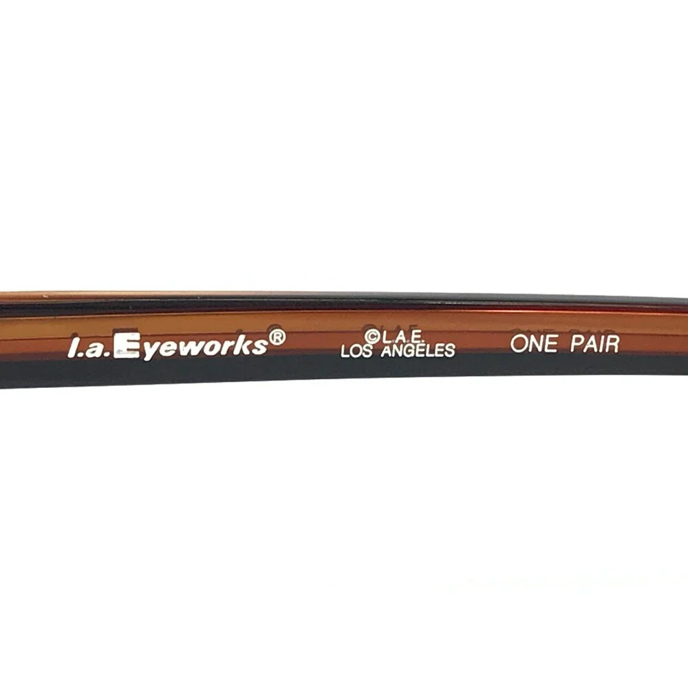 I.a. Eyeworks Eyeglasses Frames OSLO 937 Brown Horn Striped Abyssinian 51-22-140